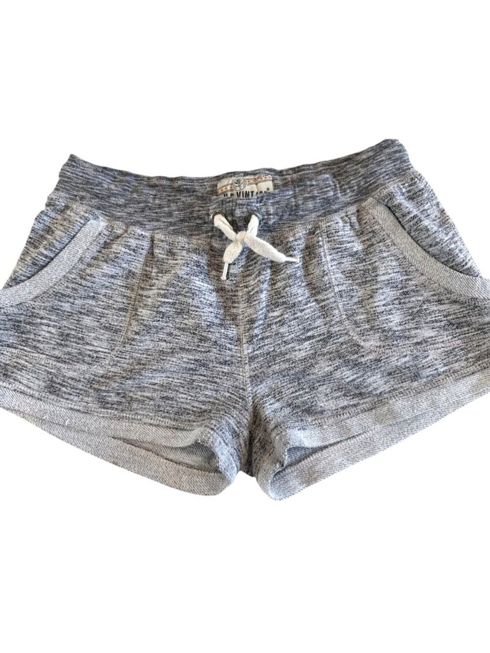 U.S. Vintage Womens Gray Knit Shorts XL